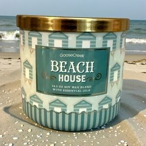 🏖️GOOSE CREEK🏖️Beach House 3-Wick Soy Wax Blend Candle/NIP